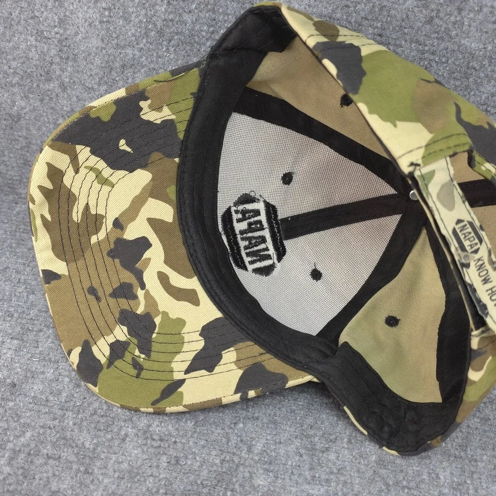 NAPA Outdoors‎ Hat Cap Mens Strapback Green Camo Hunting Fishing Automotive Work